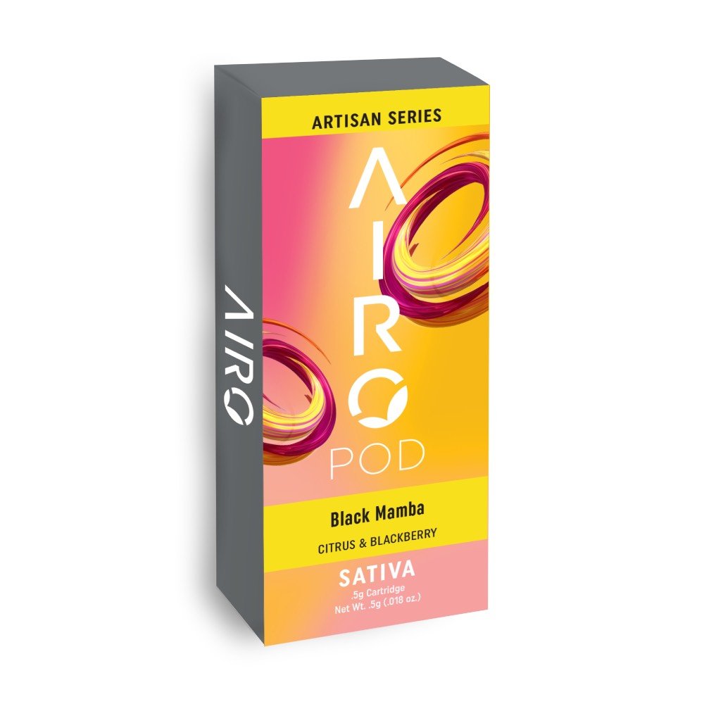 Airo Brands Airopro Black Mamba - .5g Artisan Series Cart - Craft Cannabis